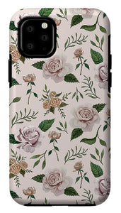 Pink Roses Pattern - Phone Case