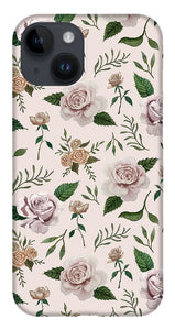 Pink Roses Pattern - Phone Case