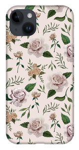 Pink Roses Pattern - Phone Case