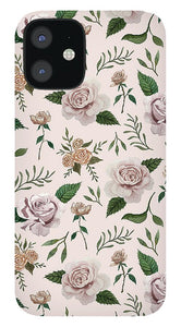 Pink Roses Pattern - Phone Case