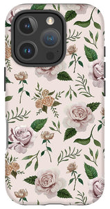 Pink Roses Pattern - Phone Case