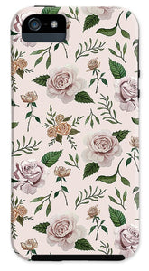 Pink Roses Pattern - Phone Case