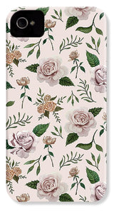 Pink Roses Pattern - Phone Case