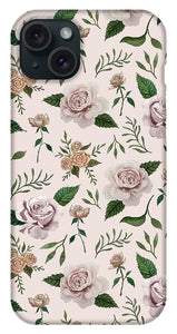 Pink Roses Pattern - Phone Case