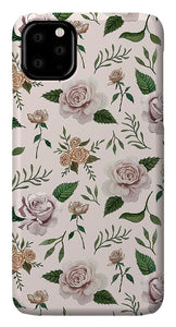 Pink Roses Pattern - Phone Case