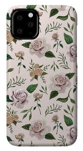 Pink Roses Pattern - Phone Case