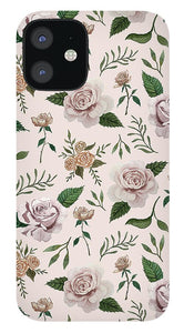 Pink Roses Pattern - Phone Case