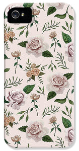 Pink Roses Pattern - Phone Case