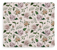 Load image into Gallery viewer, Pink Roses Pattern - Blanket