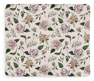 Pink Roses Pattern - Blanket