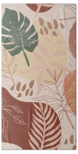 Pink Terracotta Pattern - Beach Towel