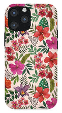 Load image into Gallery viewer, Pink Tropical Flower Pattern - Phone Case