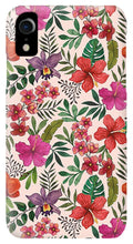 Load image into Gallery viewer, Pink Tropical Flower Pattern - Phone Case