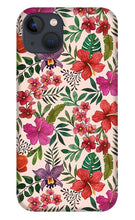 Load image into Gallery viewer, Pink Tropical Flower Pattern - Phone Case