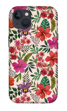Load image into Gallery viewer, Pink Tropical Flower Pattern - Phone Case