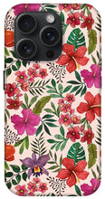 Load image into Gallery viewer, Pink Tropical Flower Pattern - Phone Case