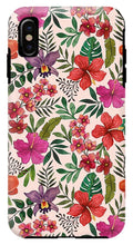 Load image into Gallery viewer, Pink Tropical Flower Pattern - Phone Case