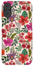 Load image into Gallery viewer, Pink Tropical Flower Pattern - Phone Case