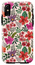 Load image into Gallery viewer, Pink Tropical Flower Pattern - Phone Case
