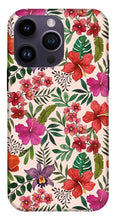 Load image into Gallery viewer, Pink Tropical Flower Pattern - Phone Case