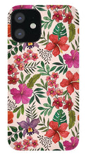 Load image into Gallery viewer, Pink Tropical Flower Pattern - Phone Case