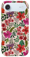 Load image into Gallery viewer, Pink Tropical Flower Pattern - Phone Case