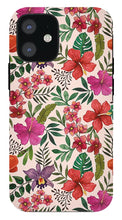Load image into Gallery viewer, Pink Tropical Flower Pattern - Phone Case