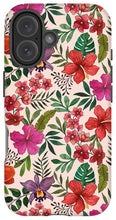 Load image into Gallery viewer, Pink Tropical Flower Pattern - Phone Case
