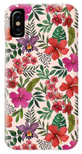 Load image into Gallery viewer, Pink Tropical Flower Pattern - Phone Case