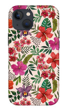 Load image into Gallery viewer, Pink Tropical Flower Pattern - Phone Case