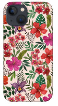 Load image into Gallery viewer, Pink Tropical Flower Pattern - Phone Case