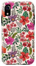 Load image into Gallery viewer, Pink Tropical Flower Pattern - Phone Case