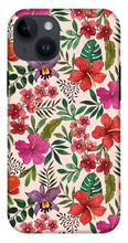 Load image into Gallery viewer, Pink Tropical Flower Pattern - Phone Case