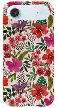 Load image into Gallery viewer, Pink Tropical Flower Pattern - Phone Case