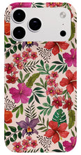 Load image into Gallery viewer, Pink Tropical Flower Pattern - Phone Case
