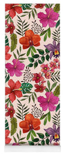Load image into Gallery viewer, Pink Tropical Flower Pattern - Yoga Mat