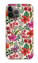 Load image into Gallery viewer, Pink Tropical Flower Pattern - Phone Case