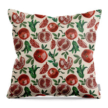 Load image into Gallery viewer, Pomegranate Pattern - Throw Pillow