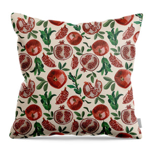 Pomegranate Pattern - Throw Pillow