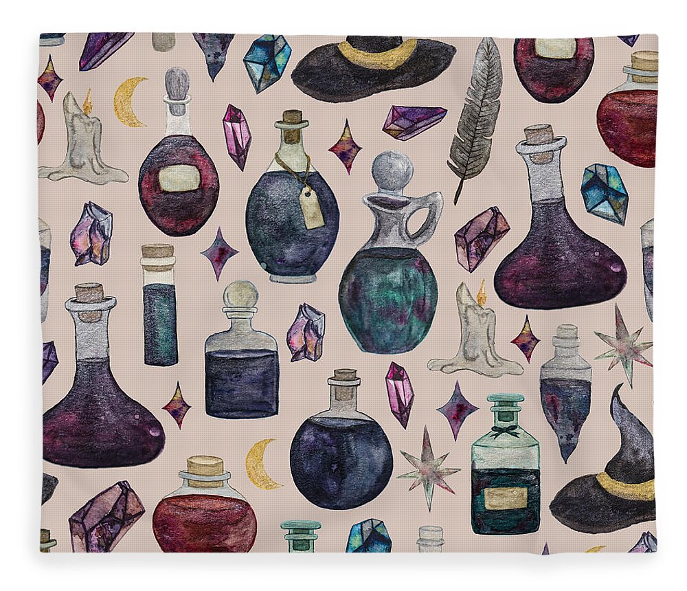 Potions Pattern - Blanket