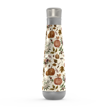 Load image into Gallery viewer, Fall Pumpkins, Flowers and Leaves Peristyle Water Bottle