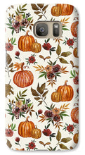 Load image into Gallery viewer, Pumpkin and Fall Flowers Pattern  - Phone Case