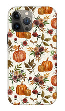 Load image into Gallery viewer, Pumpkin and Fall Flowers Pattern  - Phone Case