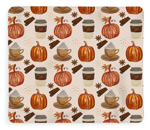 Load image into Gallery viewer, Pumpkin Spice Coffee - Blanket