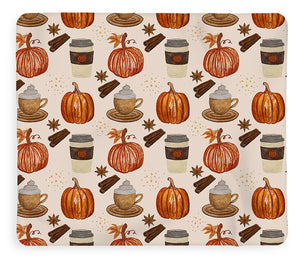 Pumpkin Spice Coffee - Blanket