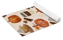 Load image into Gallery viewer, Pumpkin Spice Coffee - Yoga Mat