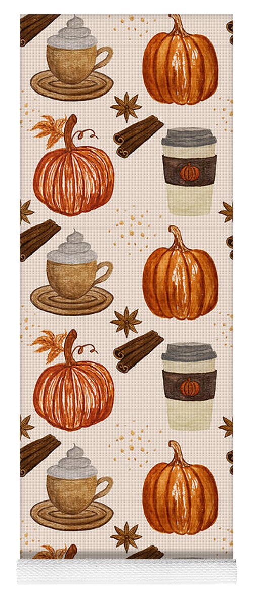 Pumpkin Spice Coffee - Yoga Mat