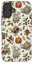 Load image into Gallery viewer, Pumpkins, Flowers and Fall Foliage - Phone Case