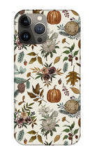 Load image into Gallery viewer, Pumpkins, Flowers and Fall Foliage - Phone Case