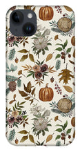 Load image into Gallery viewer, Pumpkins, Flowers and Fall Foliage - Phone Case